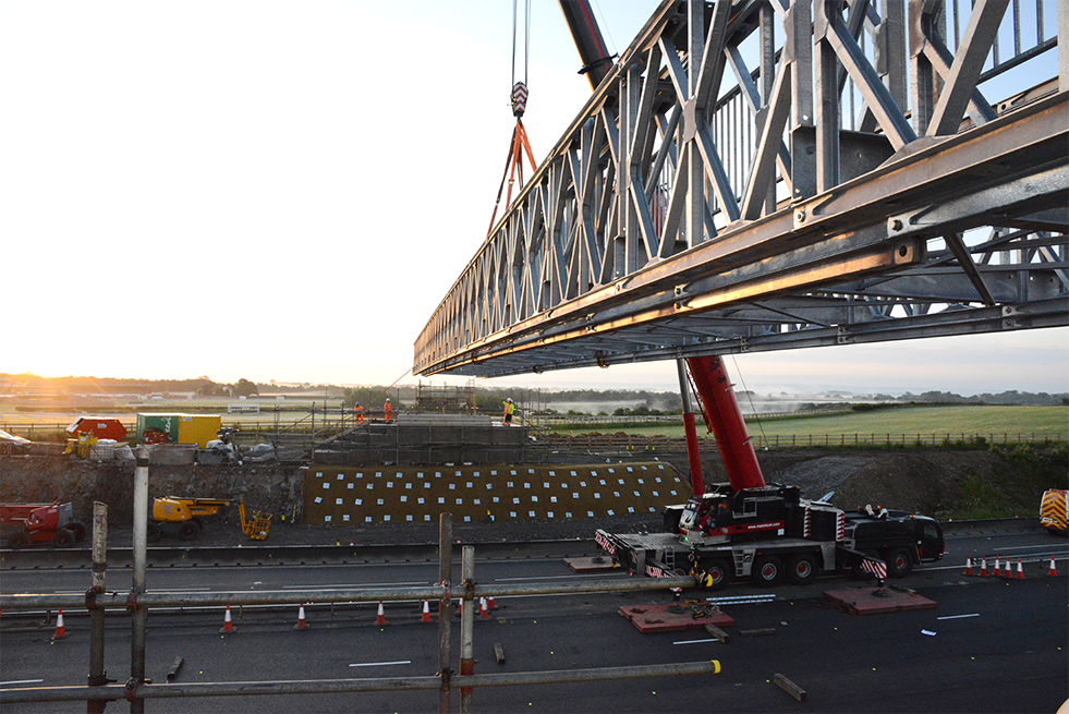 Beaver Bridges panel bridge lift Catterick A1