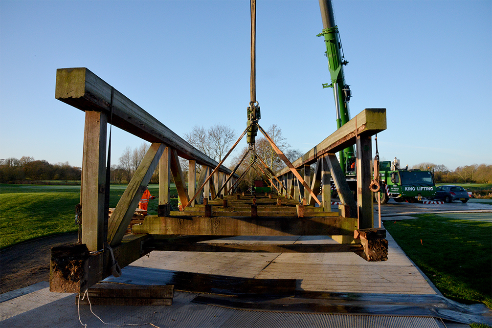 Beaver Bridges bridge demolition The Wisley