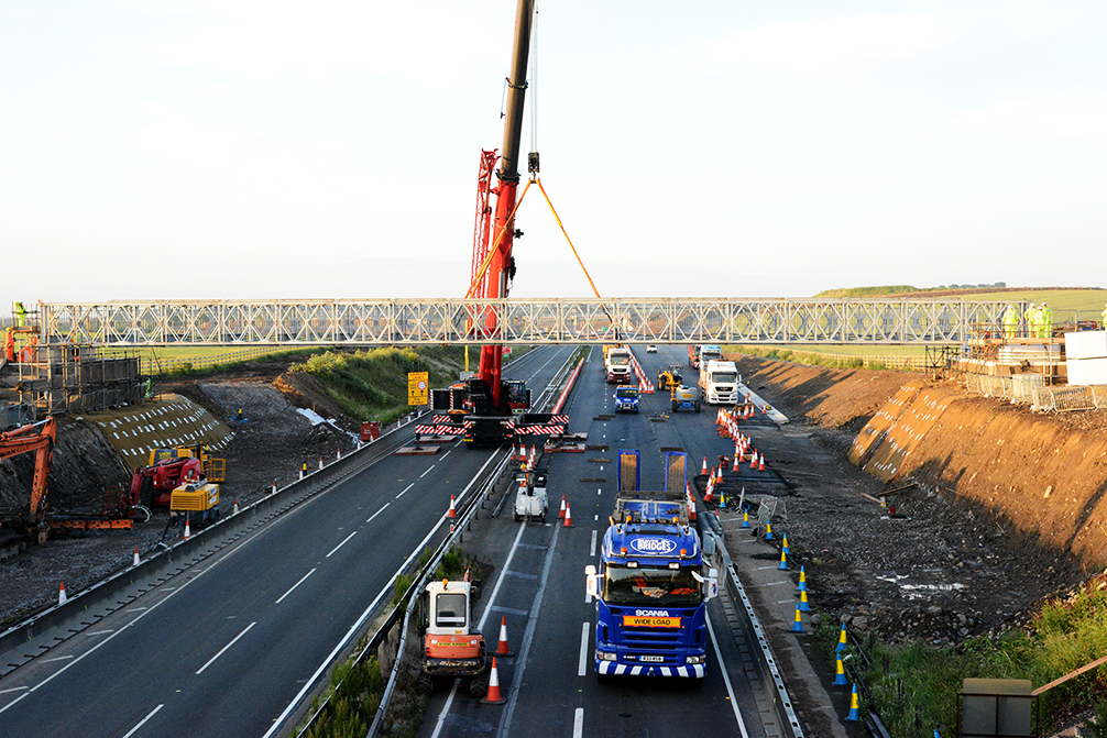 Beaver Bridges panel bridge installation Catterick A1