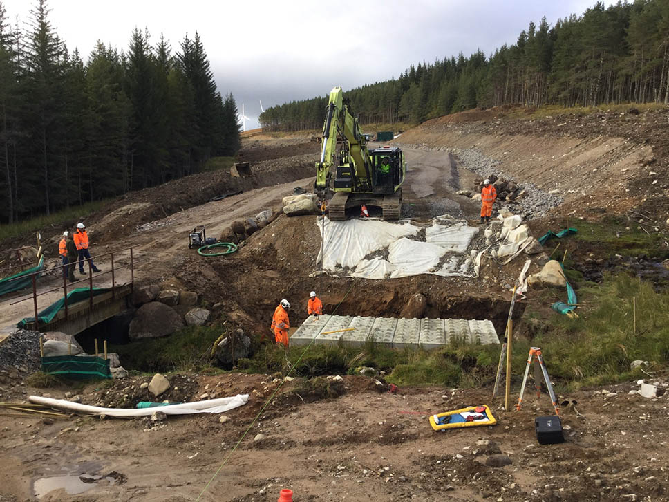 Beaver Bridges bridge foundations