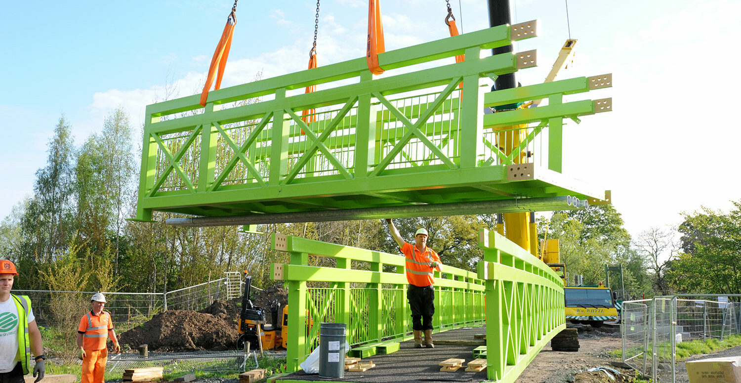 Bridge Installation R.J McLeod Dorrator, Falkirk, Scotland | Bridge Services, Concept to Completion | Beaver Bridges