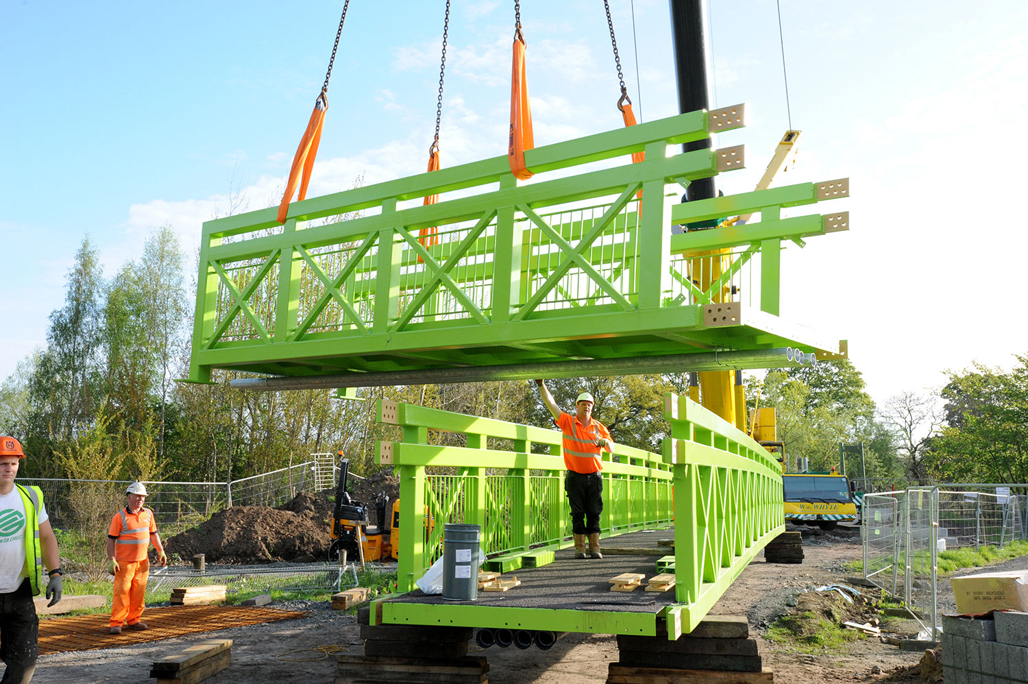 Bridge Installation R.J McLeod Dorrator, Falkirk, Scotland | Bridge Services, Concept to Completion | Beaver Bridges