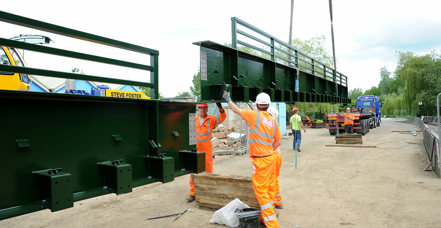 Bridge Installation at Wicksteed Park, Northamptonshire | Bridge Services, Concept to Completion | Beaver Bridges