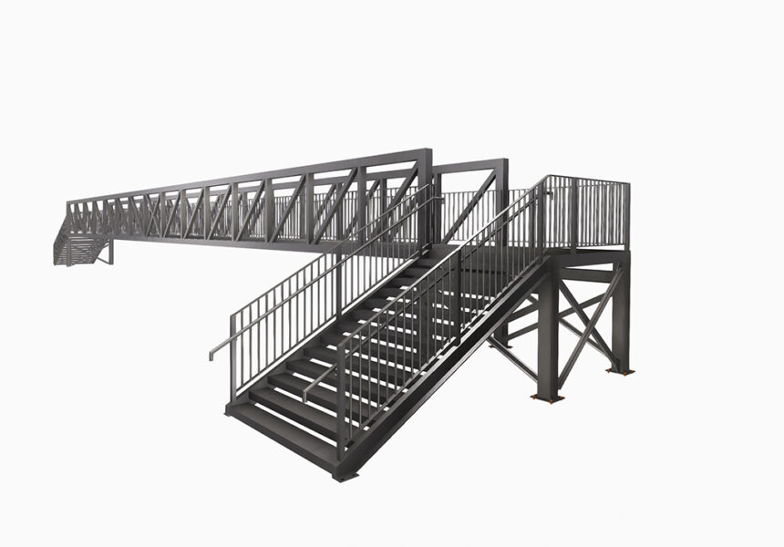 Pedestrian 3D Bridge Drawing | Bridge Design | Beaver Bridges