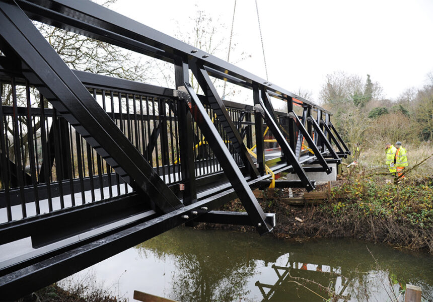 Bridleway bridge replacement | Composites FRP Bridges | Beaver Bridges