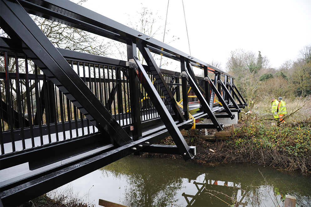 Bridleway bridge replacement | Composites FRP Bridges | Beaver Bridges