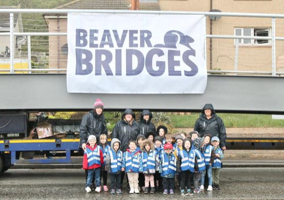 Lossiemouth Bridge Installation | Corporate Social Responsibility | Beaver Bridges