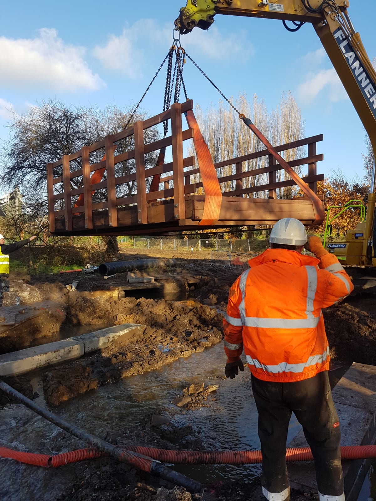 Salt Hill Stream, Ebsford | Timber Bridge | Beaver Bridges