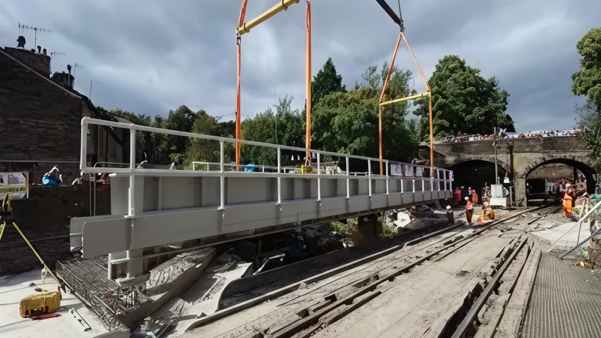 Rail Bridge Install - Beaver Bridges