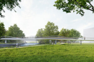 Oxpens Bridge Contract: bridge over the river