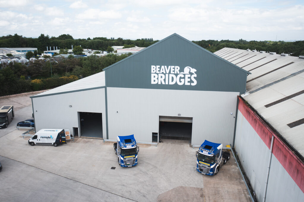 Forge 44 manufacturing facility, Beaver Bridges' new purpose-built bridge fabrication in the UK